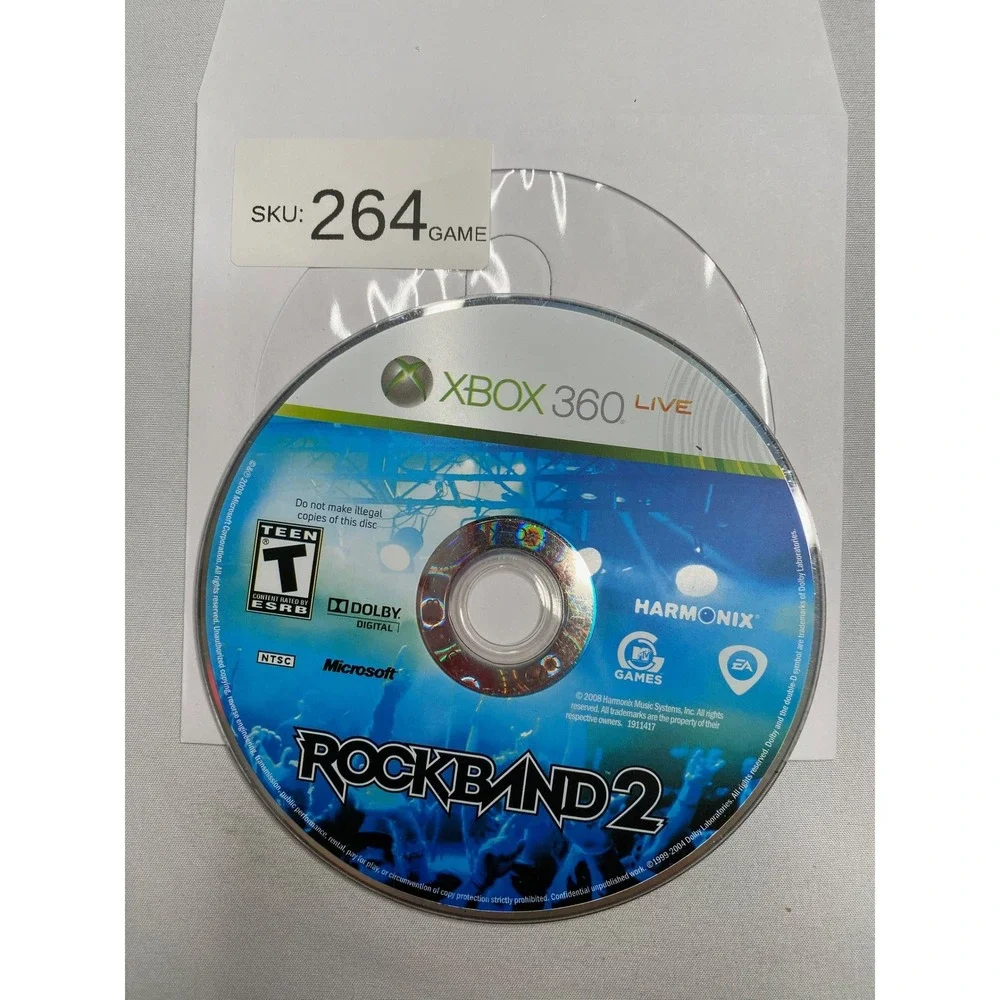 Rock Band 2 Microsoft Xbox 360